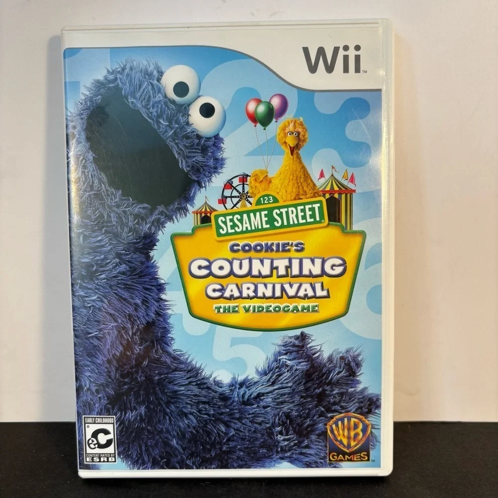 Sesame Street Counting Carnival Wii Game - Blue and Yellow
